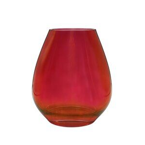 1970s Astonishing Luxury Red Vase in Murano Glass
